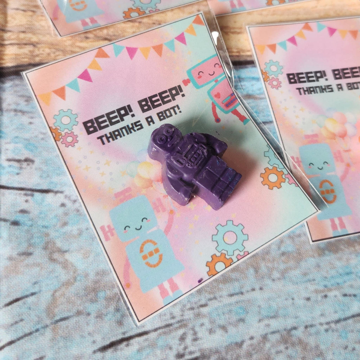 Robot Crayons: Handmade Party Favors