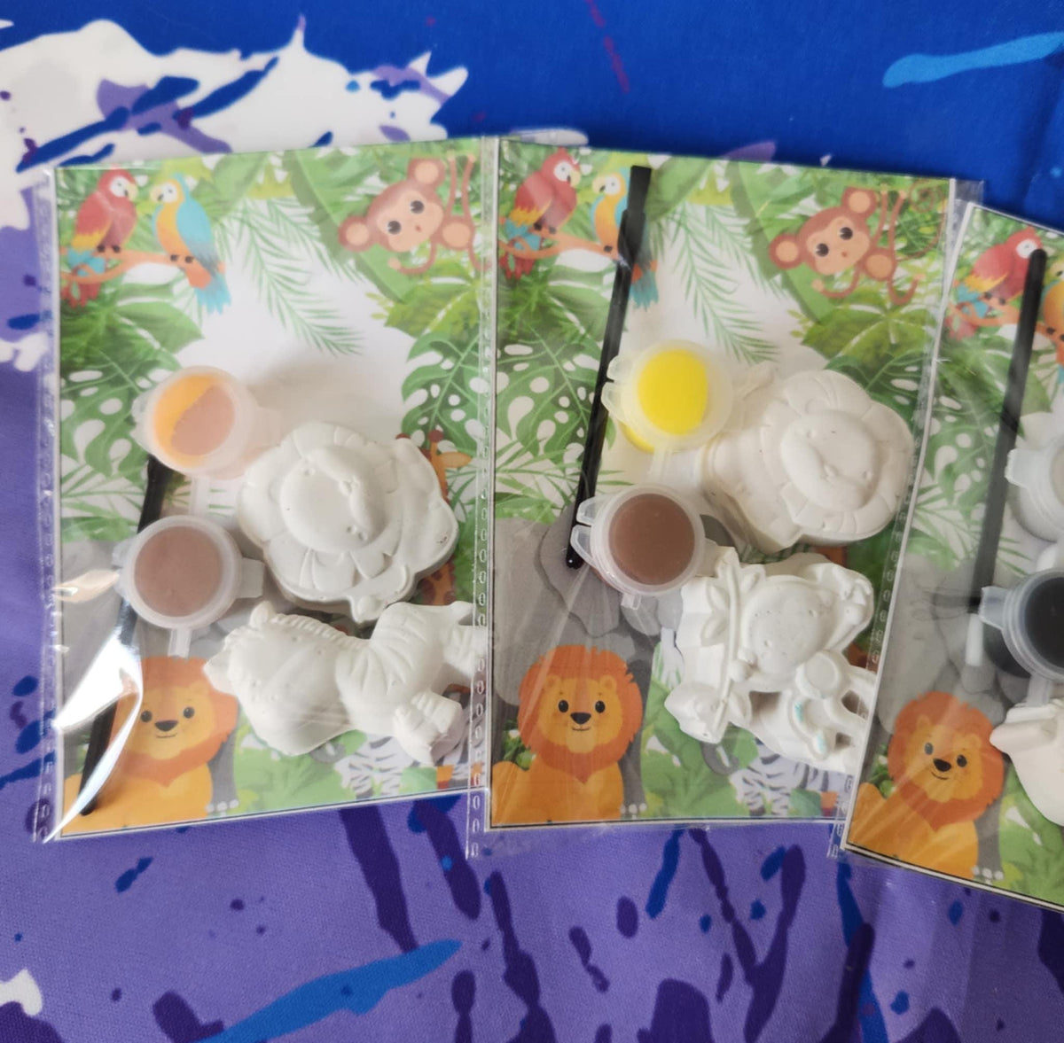Jungle Paint Kits l Kids Craft l Art l DIY Paint l Jungle Party Favors l Jungle themed party Favors l Grab Bag Goodies l Kids Birthday