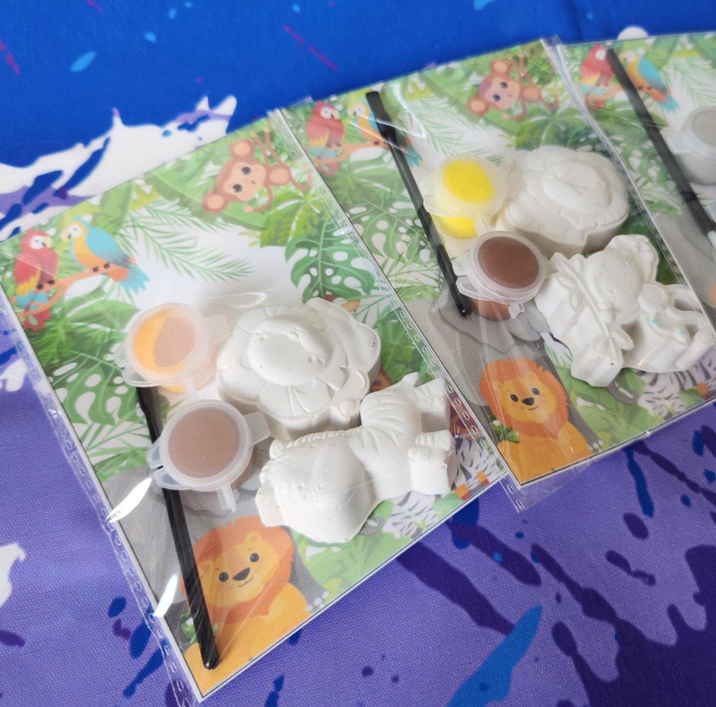 Jungle Paint Kits l Kids Craft l Art l DIY Paint l Jungle Party Favors l Jungle themed party Favors l Grab Bag Goodies l Kids Birthday