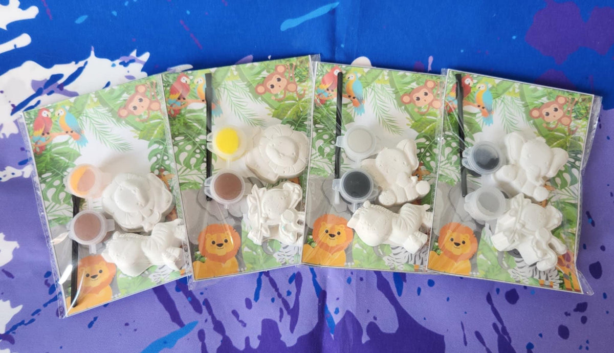 Jungle Paint Kits l Kids Craft l Art l DIY Paint l Jungle Party Favors l Jungle themed party Favors l Grab Bag Goodies l Kids Birthday