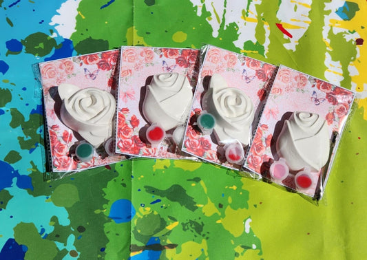 Rose Paint Kits l Kids Craft l DIY Paint l Rose Party Favors l Flower Gifts l Wonderland Party Favors l Goodies Bags l Kids Activity