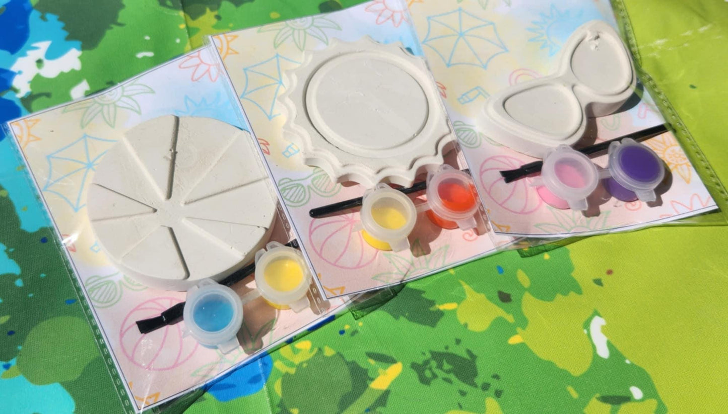 Beach Paint Plaster Kits – Fun DIY Party Favors for Kids - Pool Party Birthday Favors - Beach Theme Birthday Party
