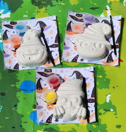 Halloween Paint Your Own Kits | DIY Kids Craft | Party Favors | Trick or Treat Gifts | Halloween Birthday Activity | Spooky Painting Set
