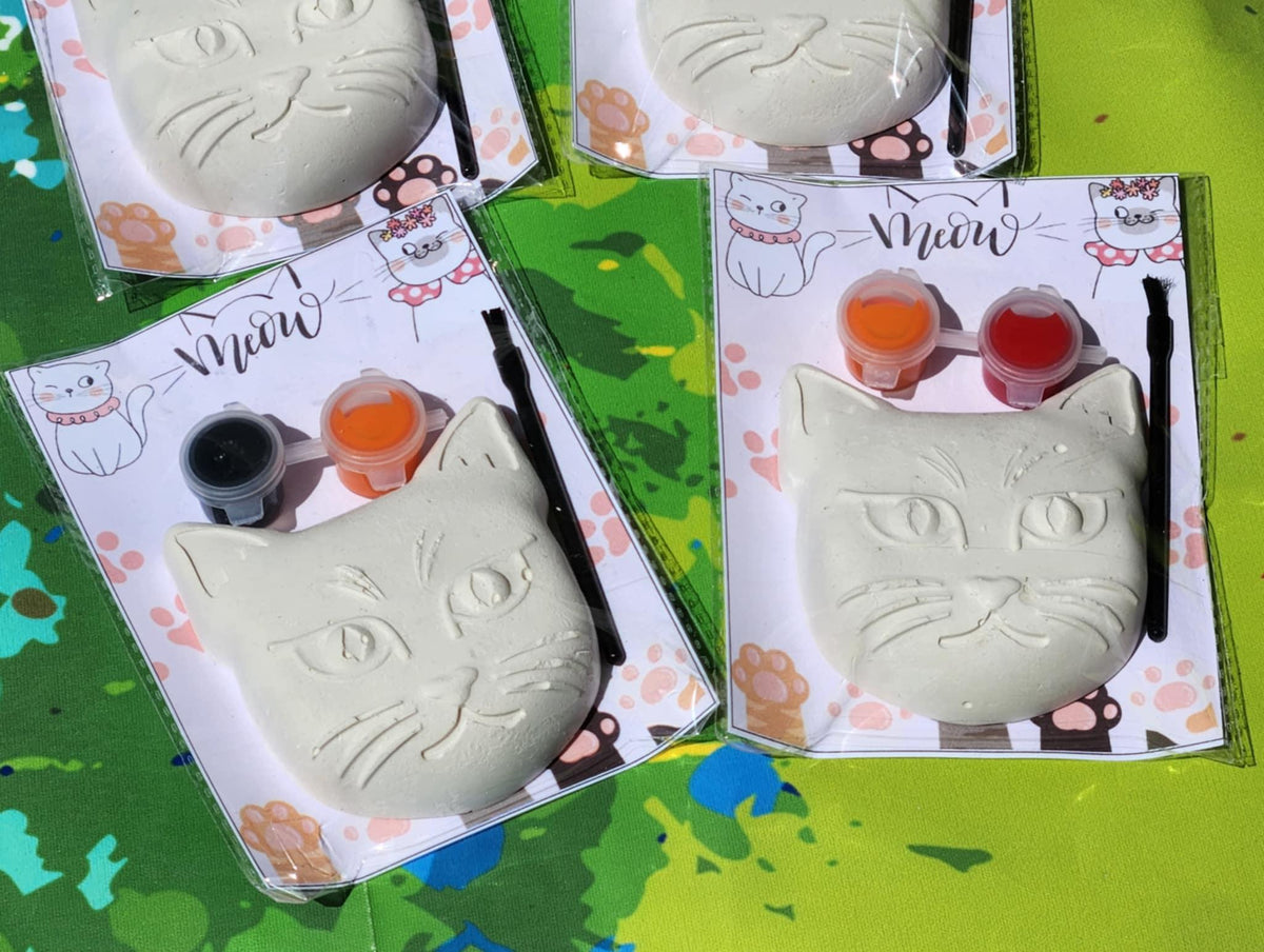 Kitty Cat Paint Kit: DIY Kids Craft, Party Favor