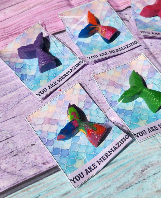 Mermaid Tail Crayons: Non-Toxic Party Favors, Under the Sea Birthday