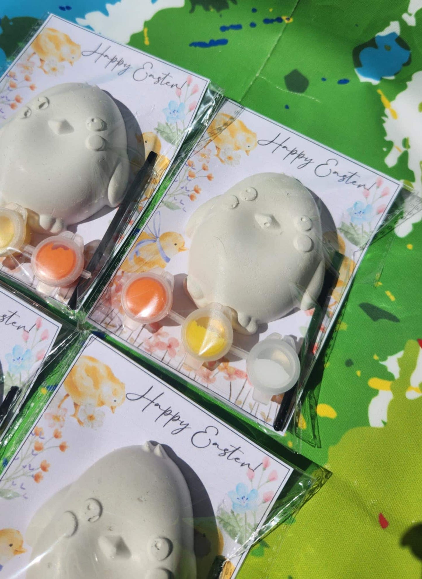 Easter Chick DIY Paint Kit | Kids Craft, Easter Basket Filler