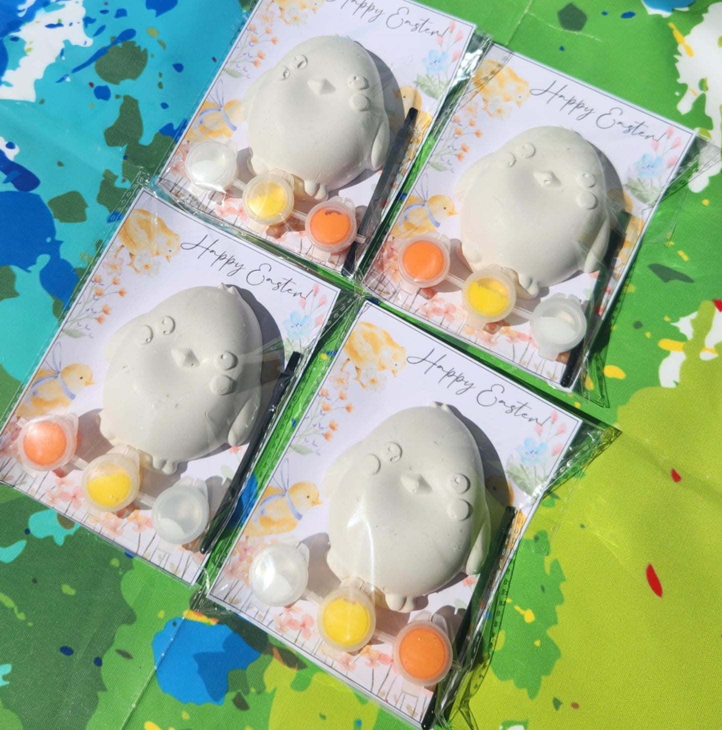 Easter Chick DIY Paint Kit | Kids Craft, Easter Basket Filler