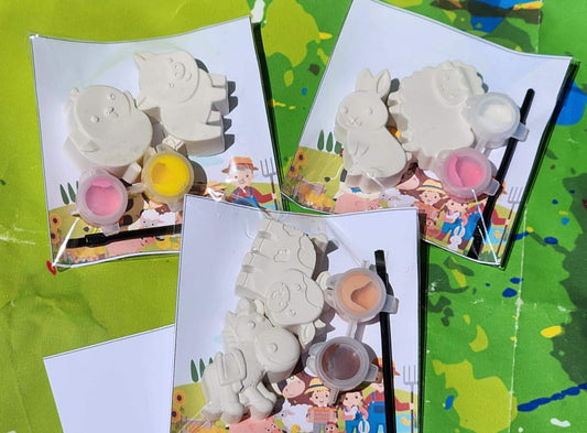 Farm Animal Plaster Paint Kit: Barnyard Birthday Party Favor