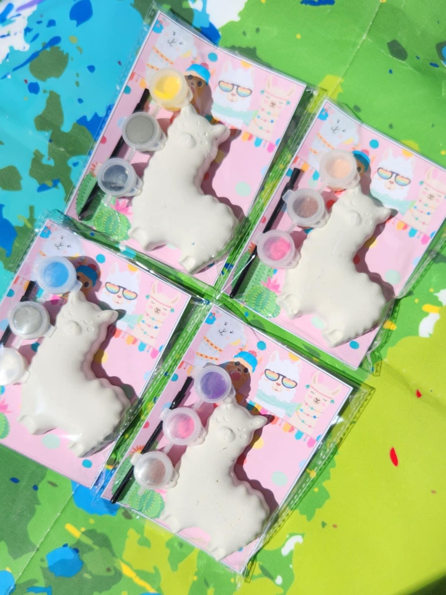 Llama Paint Kit: DIY Party Favor Craft for Kids
