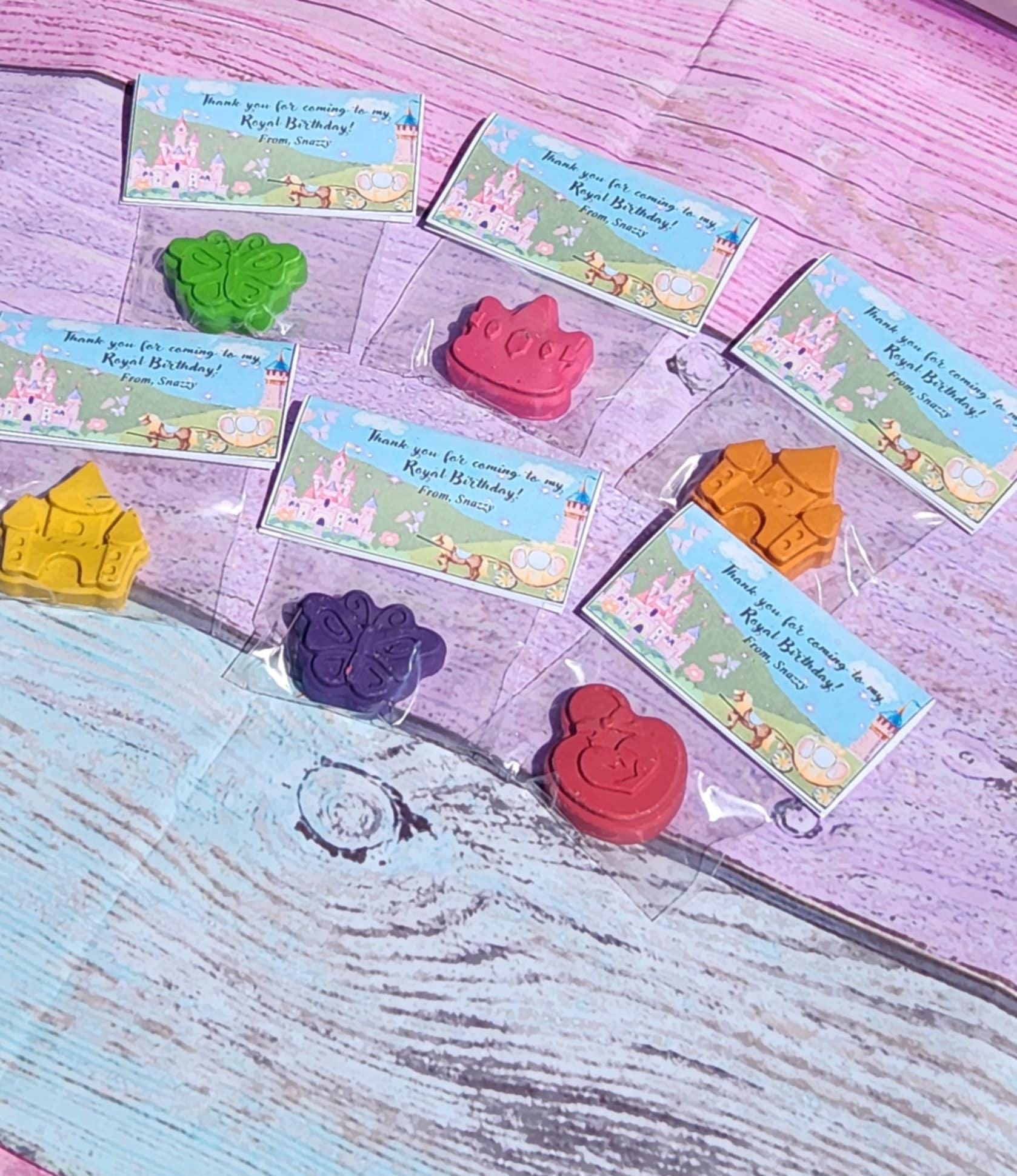 Princess Party Favor: Crown Crayons, Royal Birthday Gifts