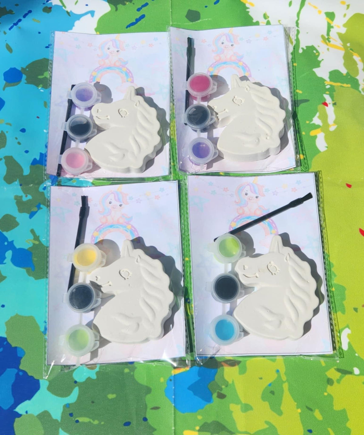 Unicorn Paint Kit | DIY Party Favors | Kids Birthday Activity | Unicorn Gifts | Paint Your Own Kit | Craft Kit for Kids