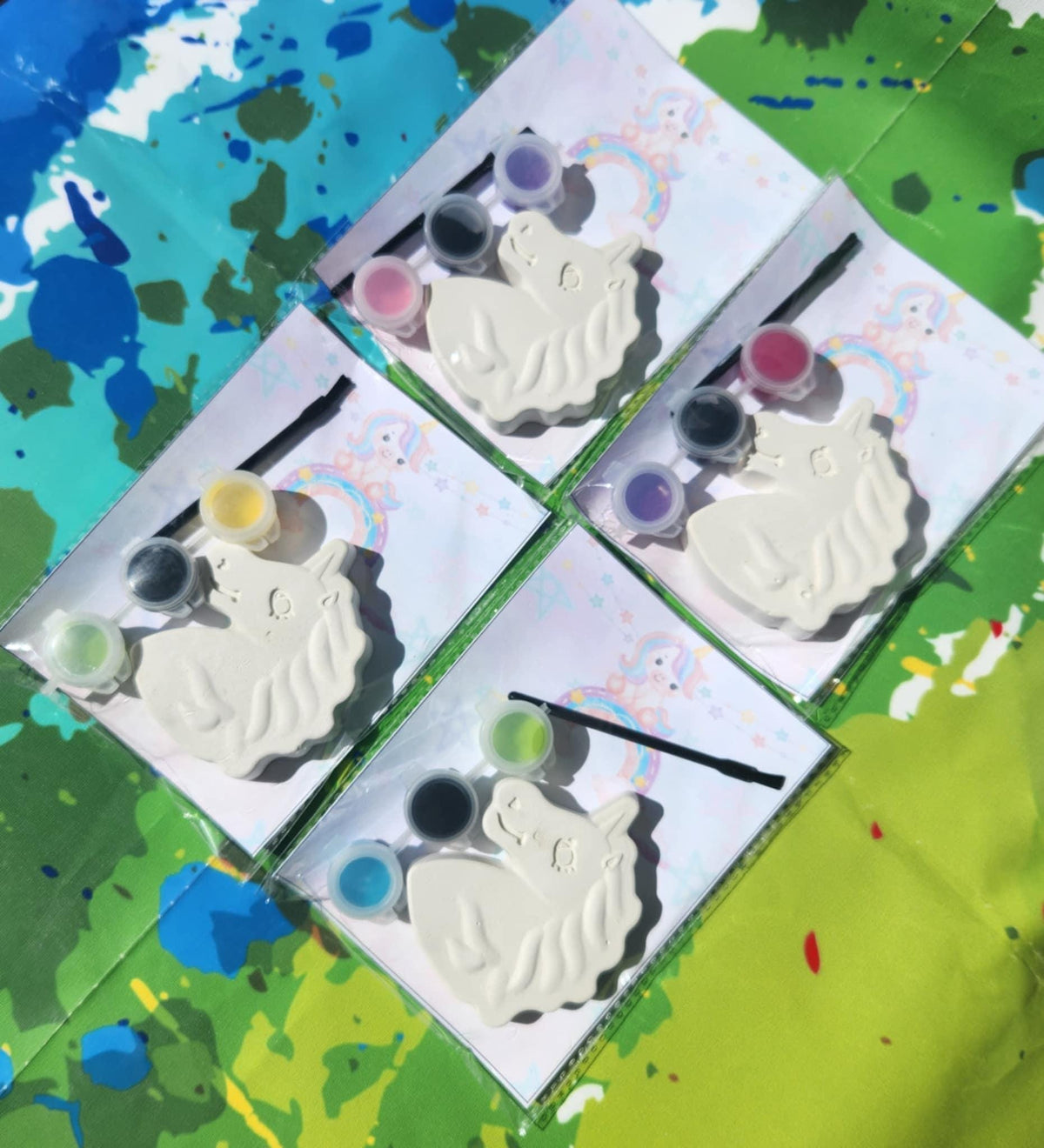 Unicorn Paint Kit | DIY Party Favors | Kids Birthday Activity | Unicorn Gifts | Paint Your Own Kit | Craft Kit for Kids