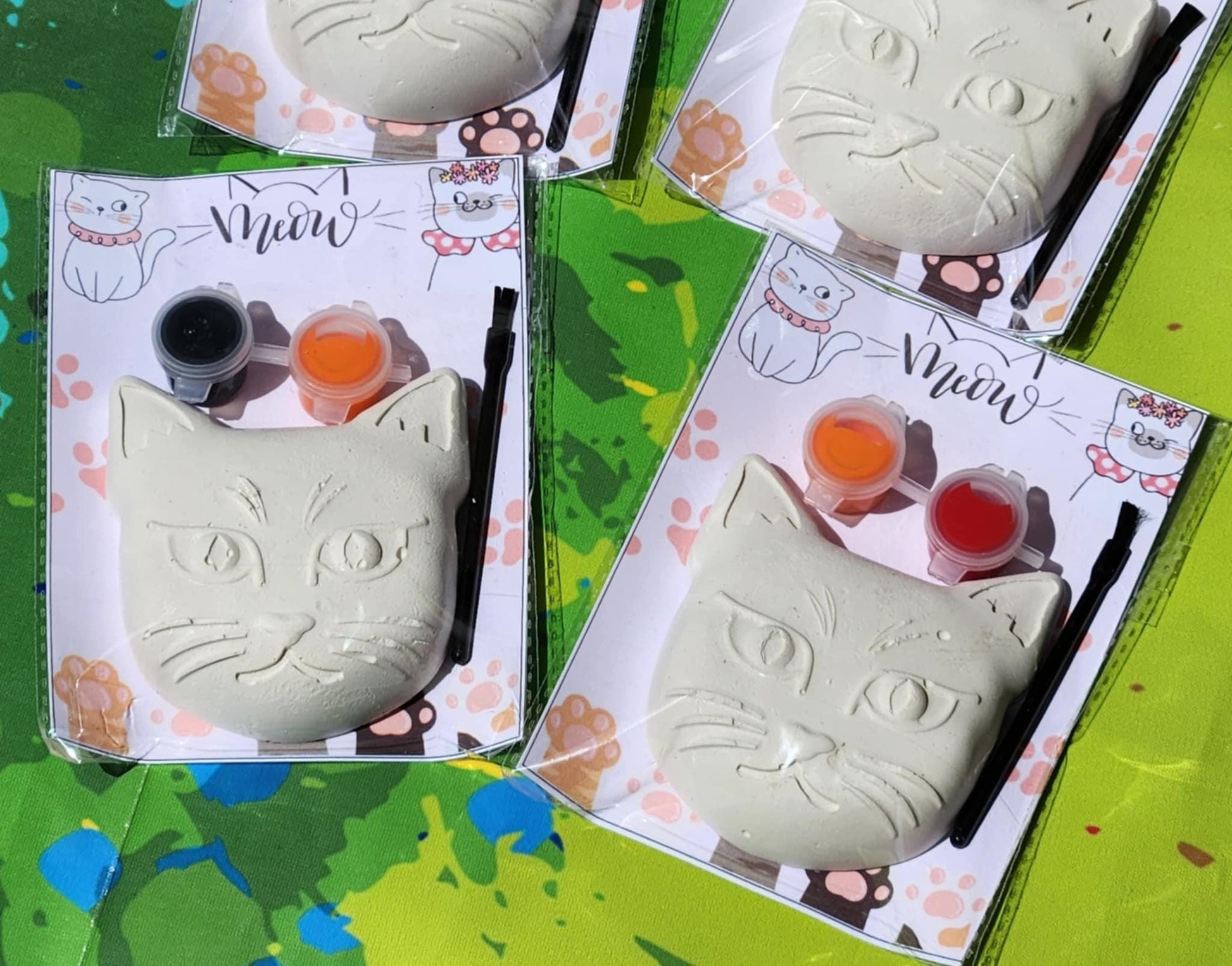 Kitty Cat Paint Kit: DIY Kids Craft, Party Favor