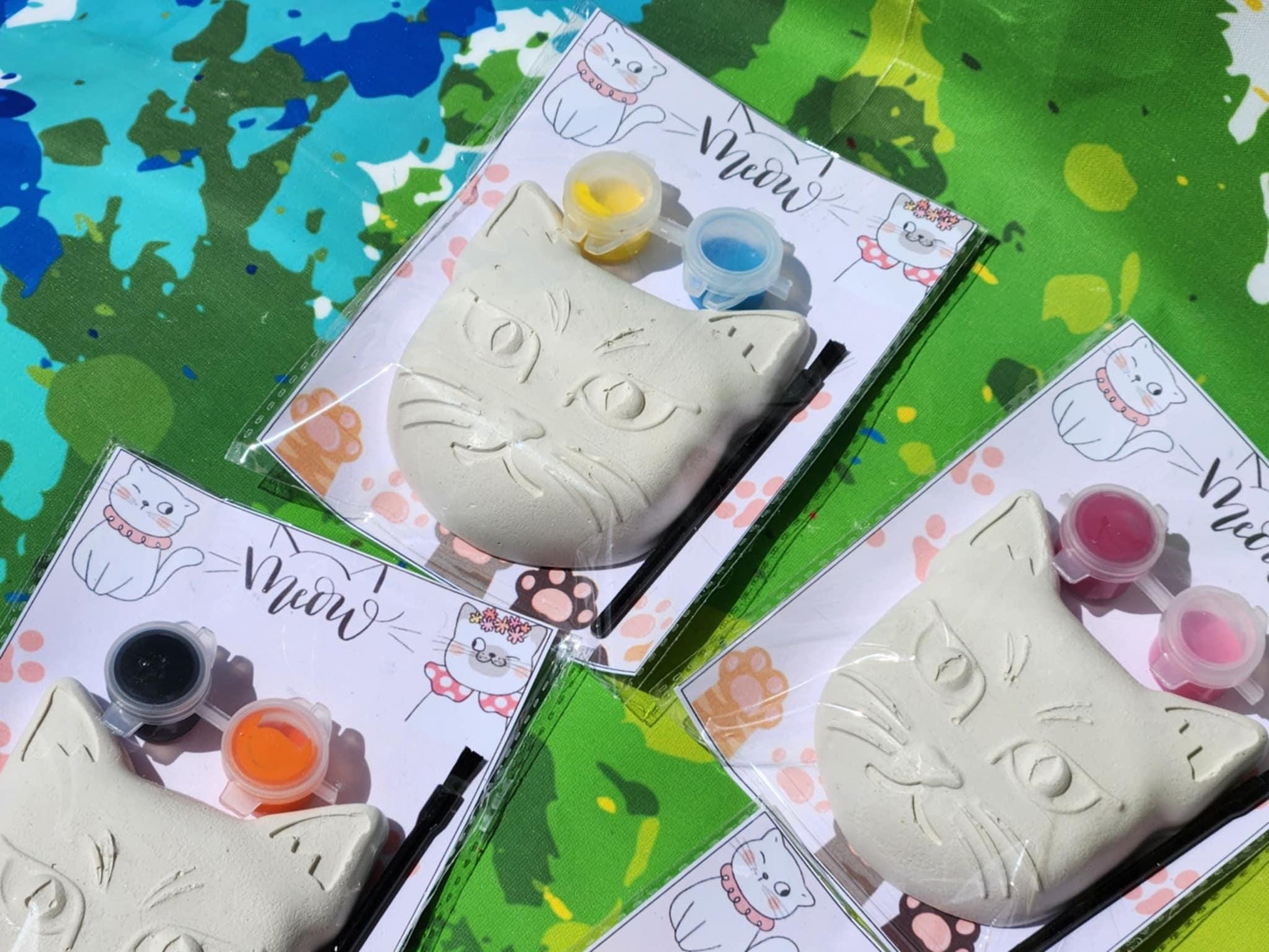 Kitty Cat Paint Kit: DIY Kids Craft, Party Favor