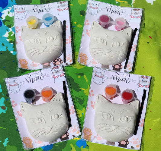 Kitty Cat Paint Kit: DIY Kids Craft, Party Favor