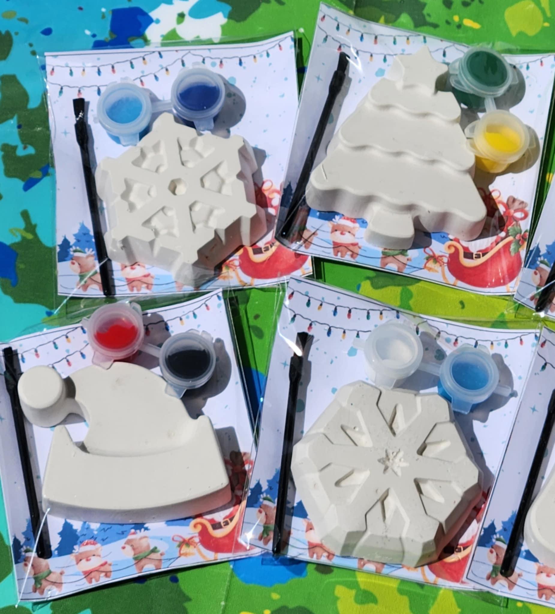 Christmas Paint Your Own Kits | Holiday Party Favors | DIY Kids Craft | Stocking Stuffers | Christmas Activity for Kids | Holiday Gift