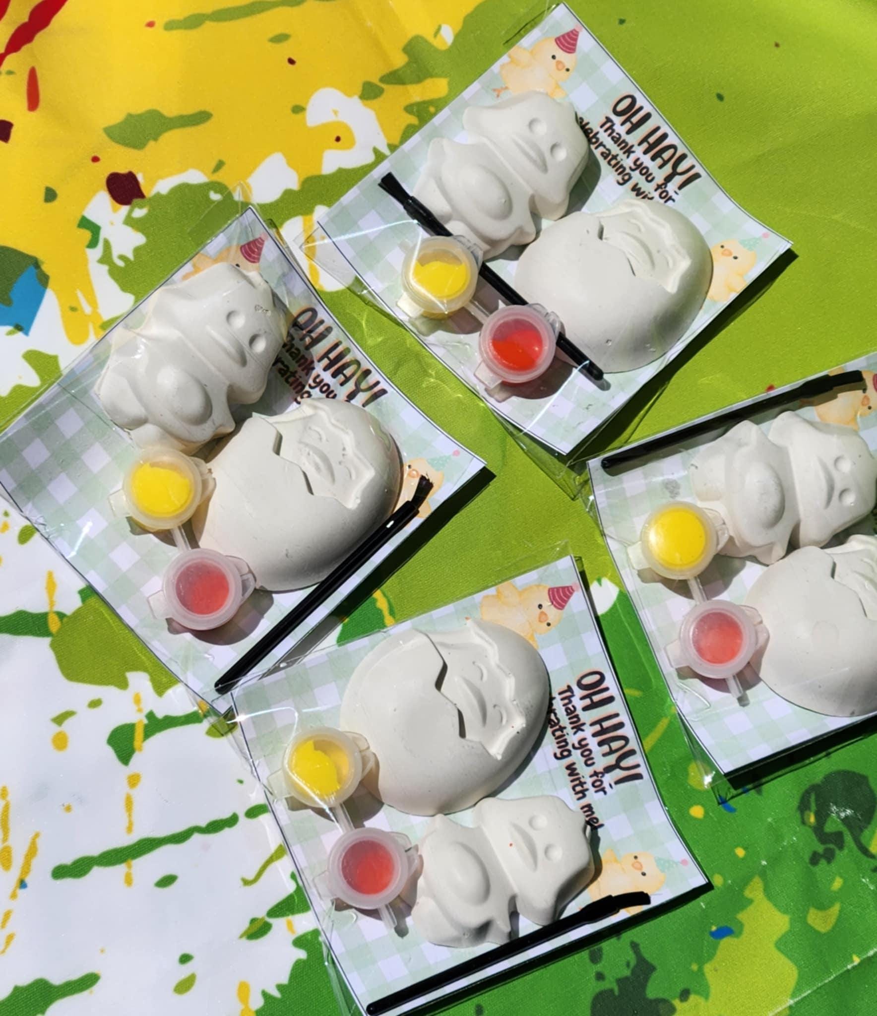 Chick & Egg Birthday Party Favor | Party Activity | Painting Kit for Kids | Non-Toxic| Birthday Party Favor | Paint Your Own Figurine
