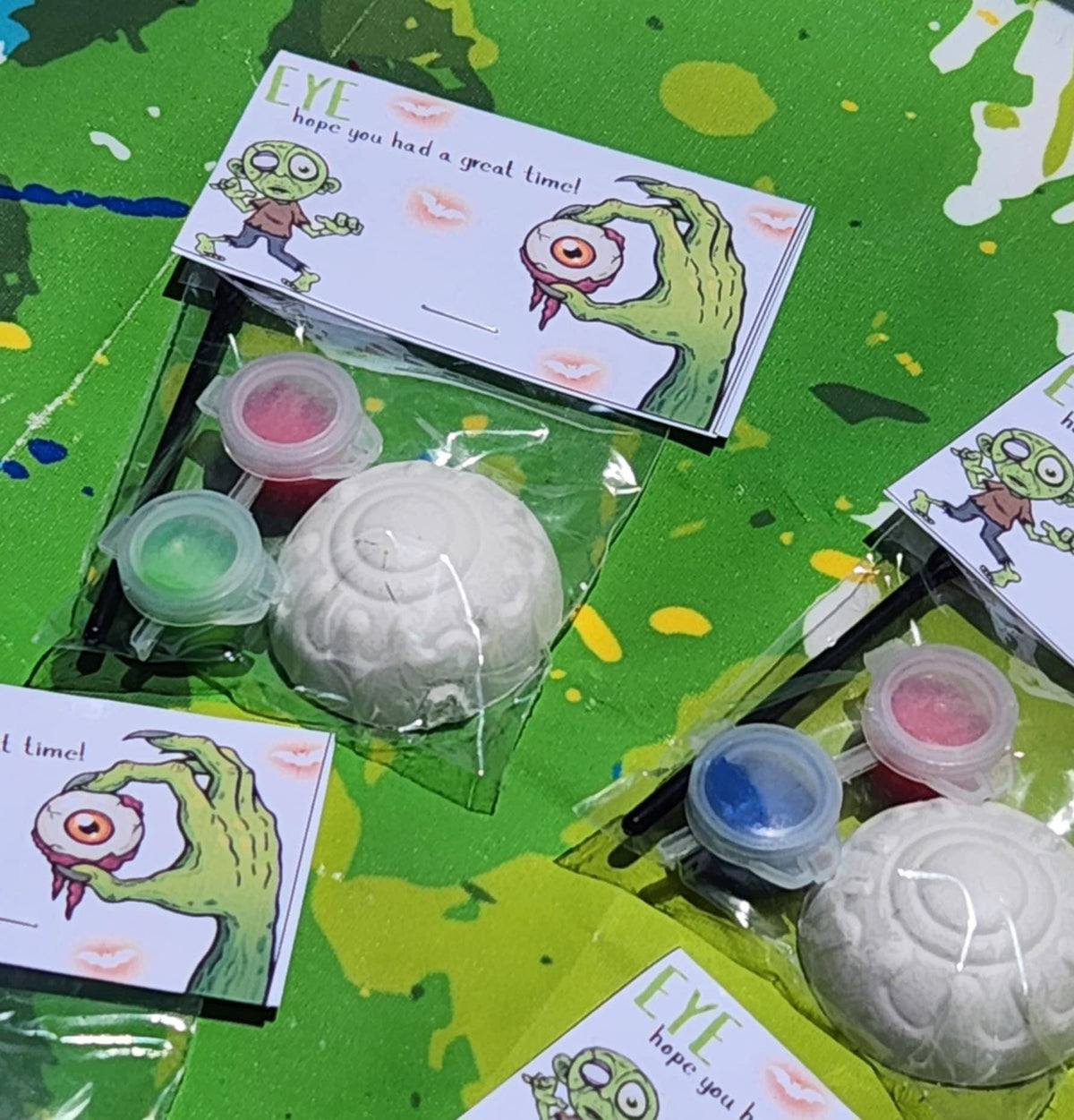 Halloween Plaster Painting Kit – Spooky Party Favor, Kids Craft