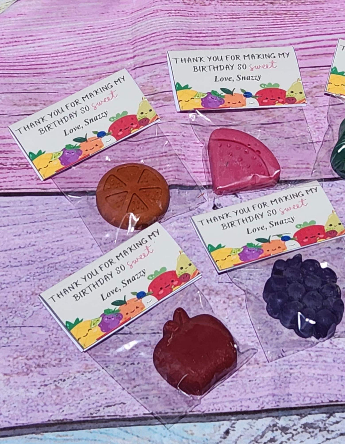 Twotti Fruitti Crayons: Fruit Party Favors for Kids