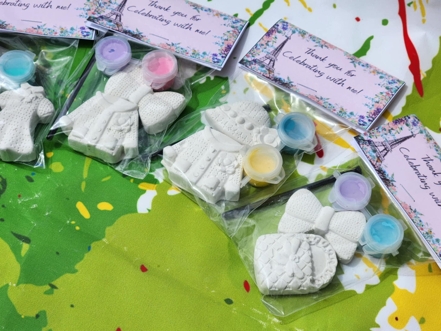 Fashion Plaster Paint Kit: DIY Birthday Party Favors