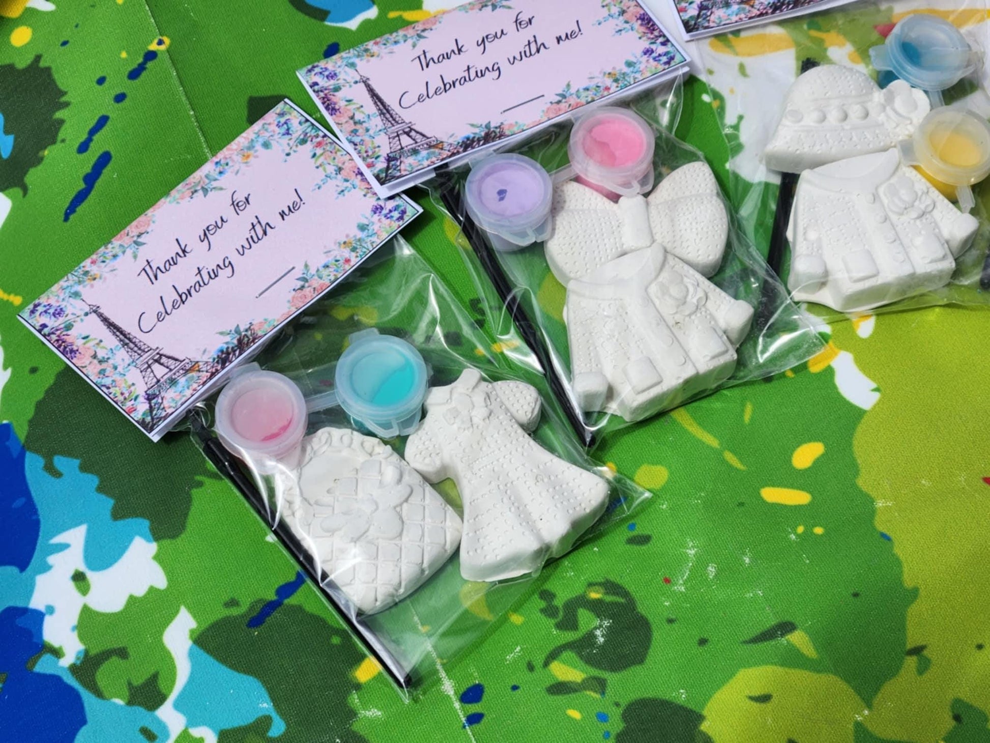Fashion Plaster Paint Kit: DIY Birthday Party Favors