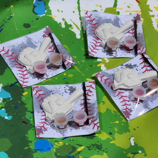 Baseball Paint Kits | Sports Birthday Party Favors | DIY Craft for Kids | Team Celebration Gifts | Paint Your Own Baseball