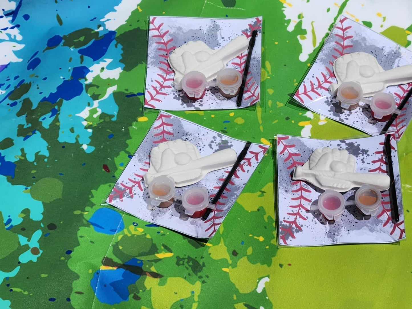 Baseball Paint Kits | Sports Birthday Party Favors | DIY Craft for Kids | Team Celebration Gifts | Paint Your Own Baseball