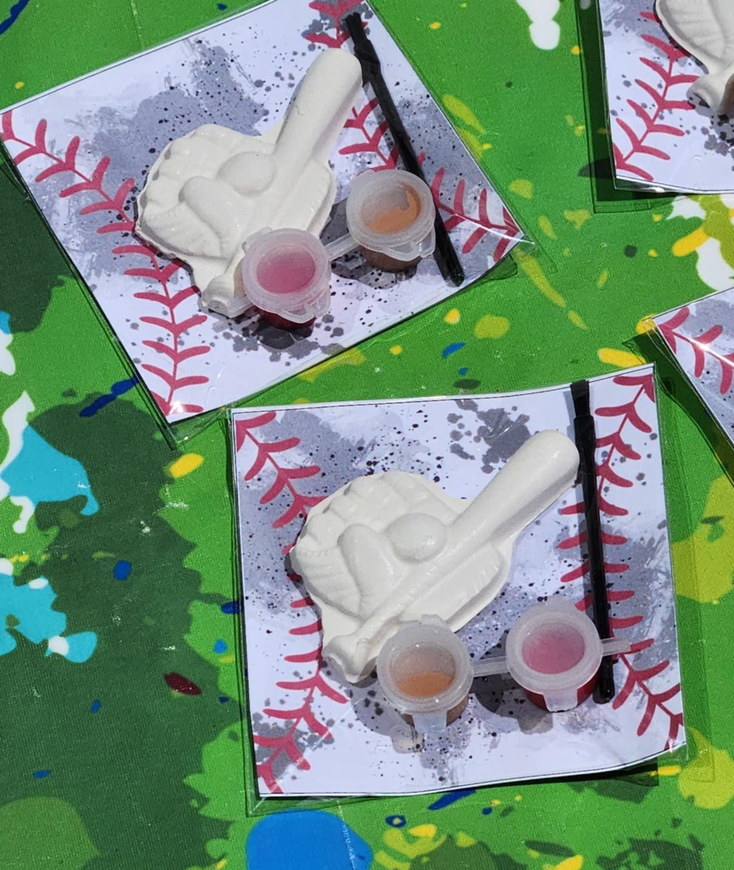 Baseball Paint Kits | Sports Birthday Party Favors | DIY Craft for Kids | Team Celebration Gifts | Paint Your Own Baseball