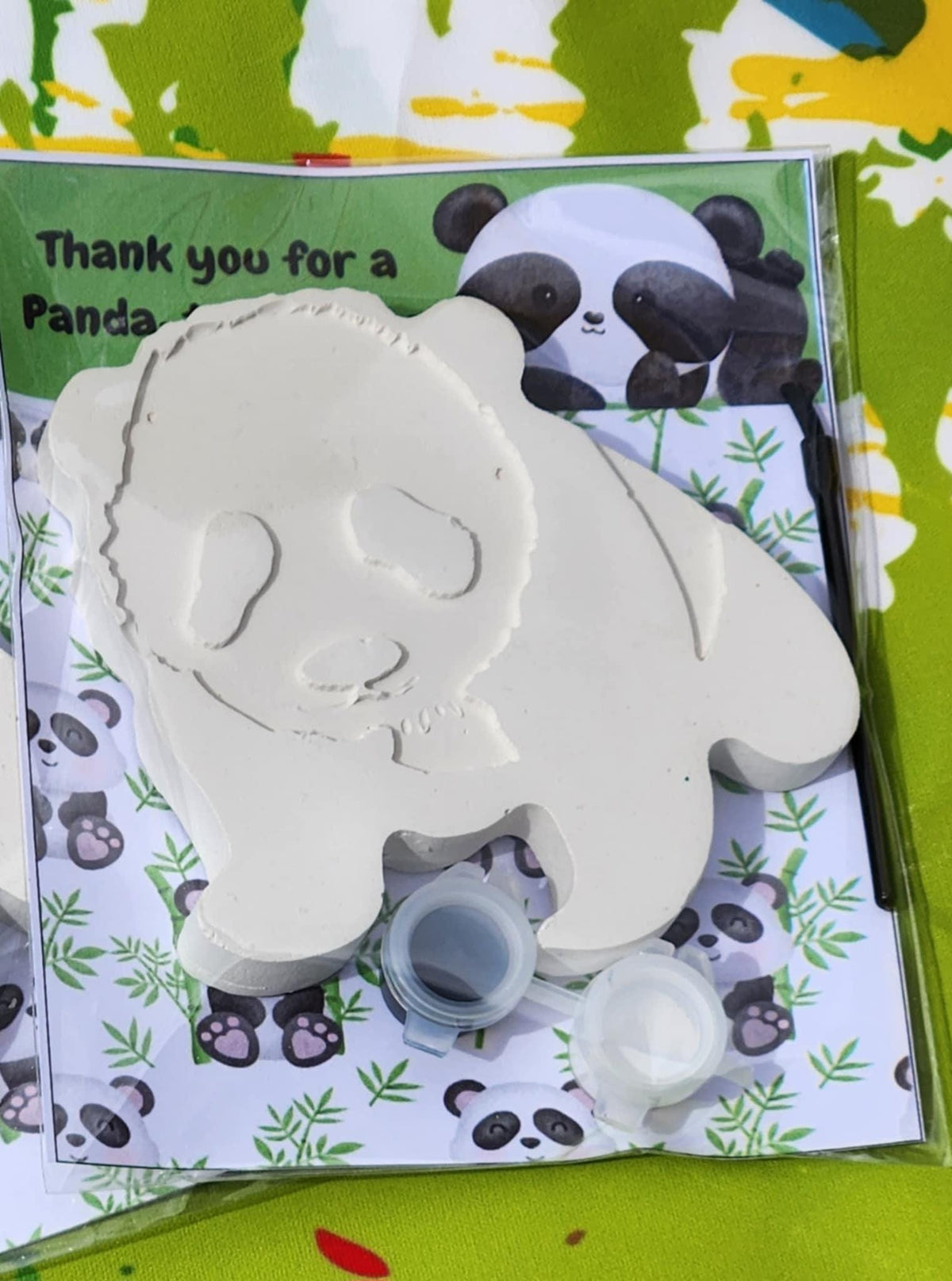 Panda Plaster Paint Kits l Panda party Favors| Cute Kids Art Activity | DIY Painting Party Favors | Panda Birthday Craft l Panda Gifts