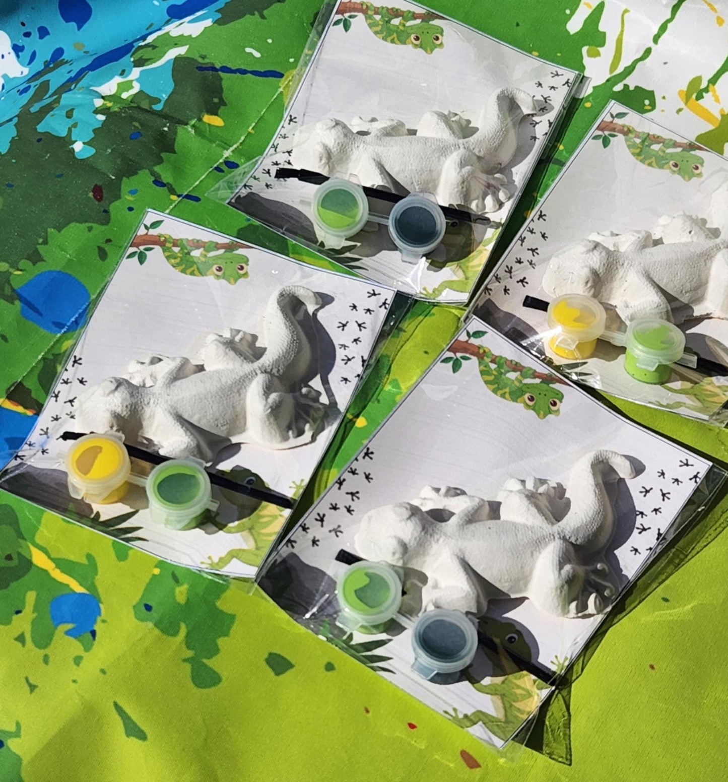Lizard Paint Kit for Kids | DIY Reptile Craft Activity | Party Favor | Lizard Plaster Painting Kit | Birthday Art Gift | Reptile Party Favor