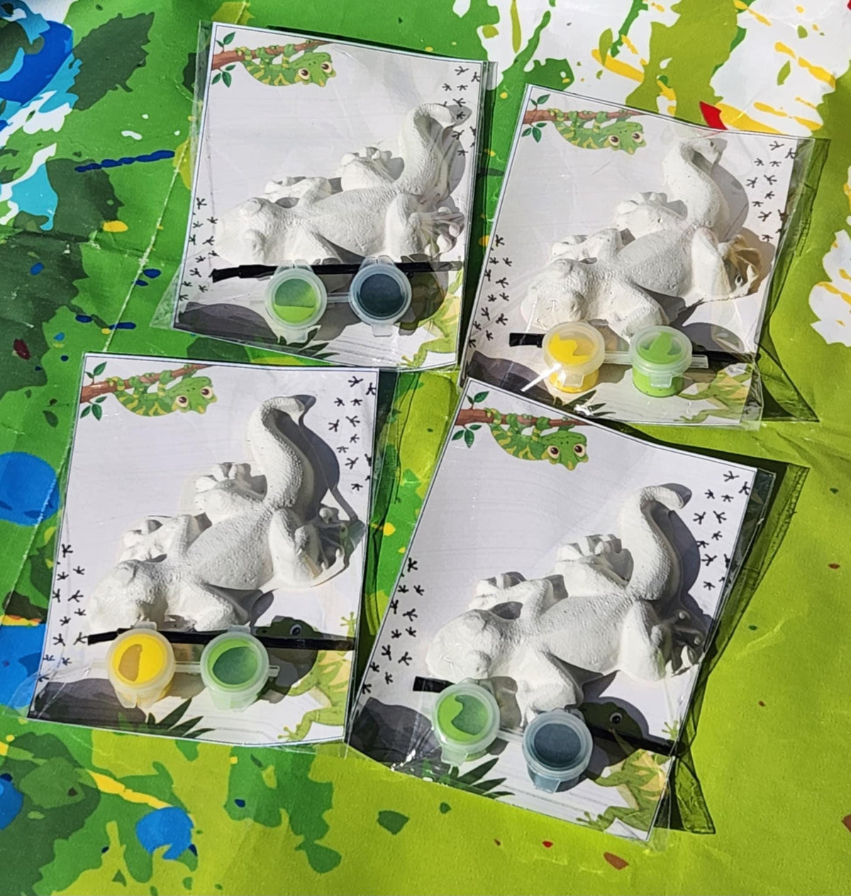 Lizard Paint Kit for Kids | DIY Reptile Craft Activity | Party Favor | Lizard Plaster Painting Kit | Birthday Art Gift | Reptile Party Favor
