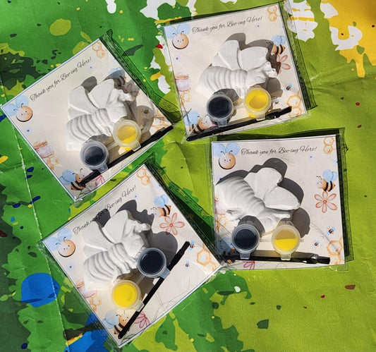 Bee Paint Kit Party Favor | Bumble Bee Birthday Craft | DIY Painting Kit for Kids | Garden Party Favor | Bee Art Activity