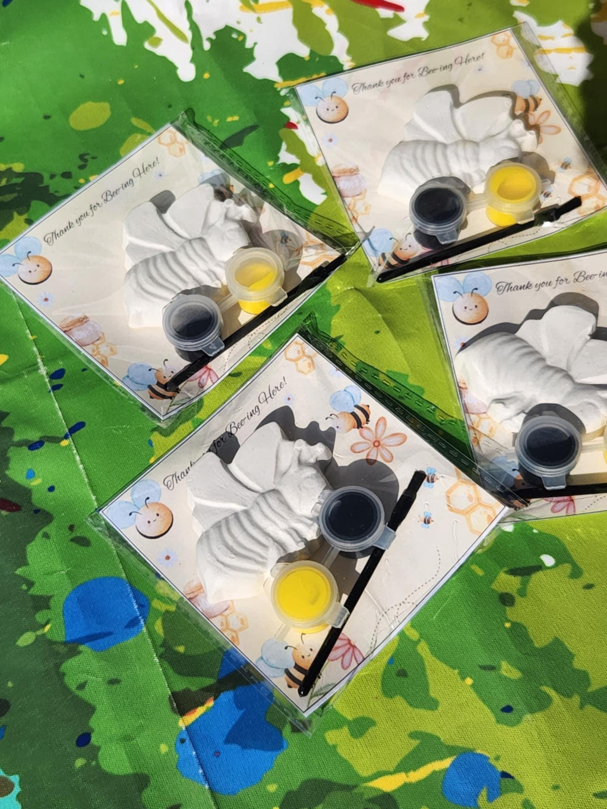 Bee Paint Kit Party Favor | Bumble Bee Birthday Craft | DIY Painting Kit for Kids | Garden Party Favor | Bee Art Activity
