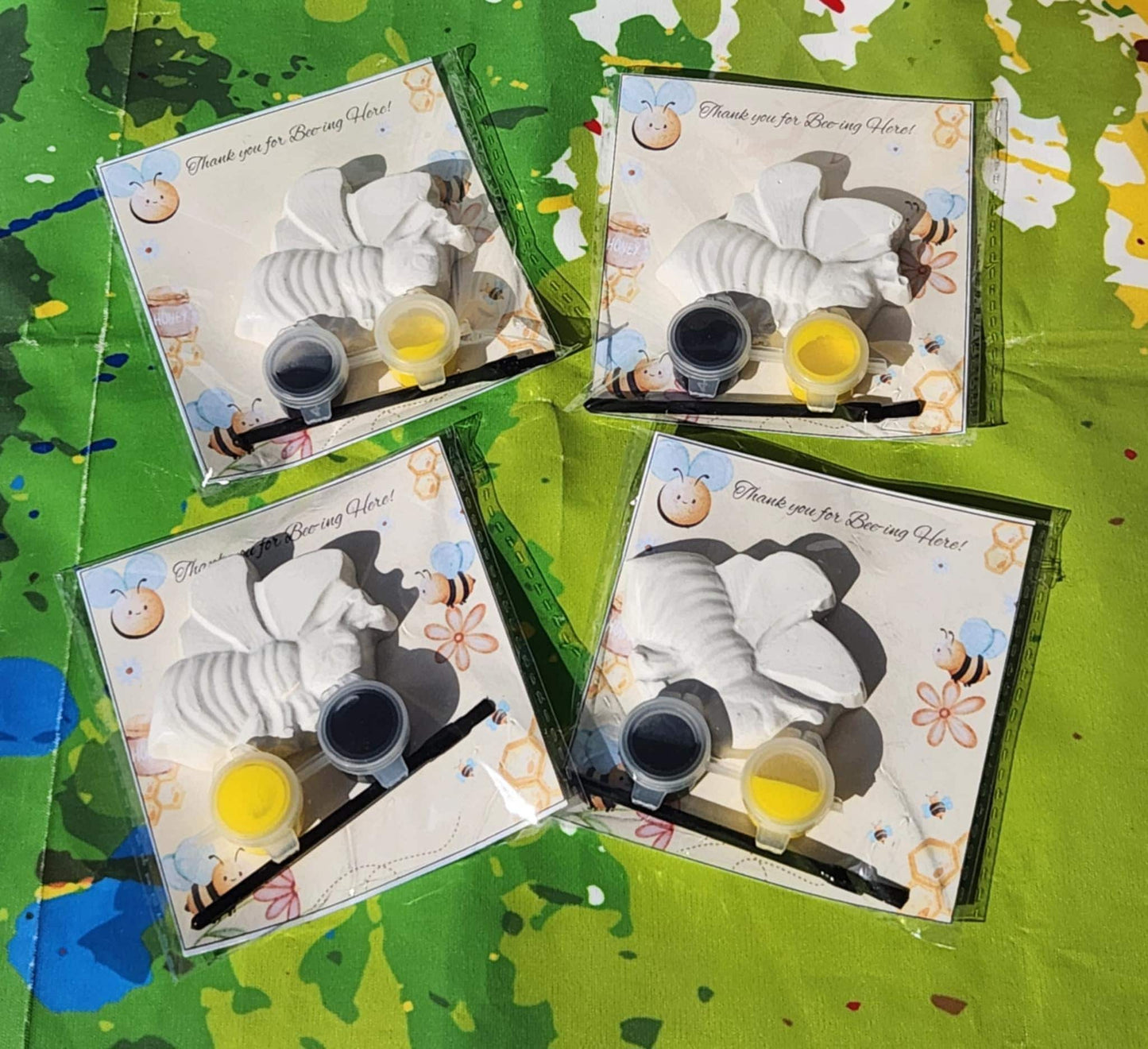 Bee Paint Kit Party Favor | Bumble Bee Birthday Craft | DIY Painting Kit for Kids | Garden Party Favor | Bee Art Activity