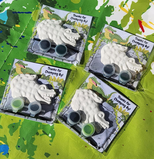 Alligator Paint Kit Party Favor | Reptile Birthday Craft | DIY Gator Painting Kit for Kids | Swamp Party Favor | Alligator Art Gift