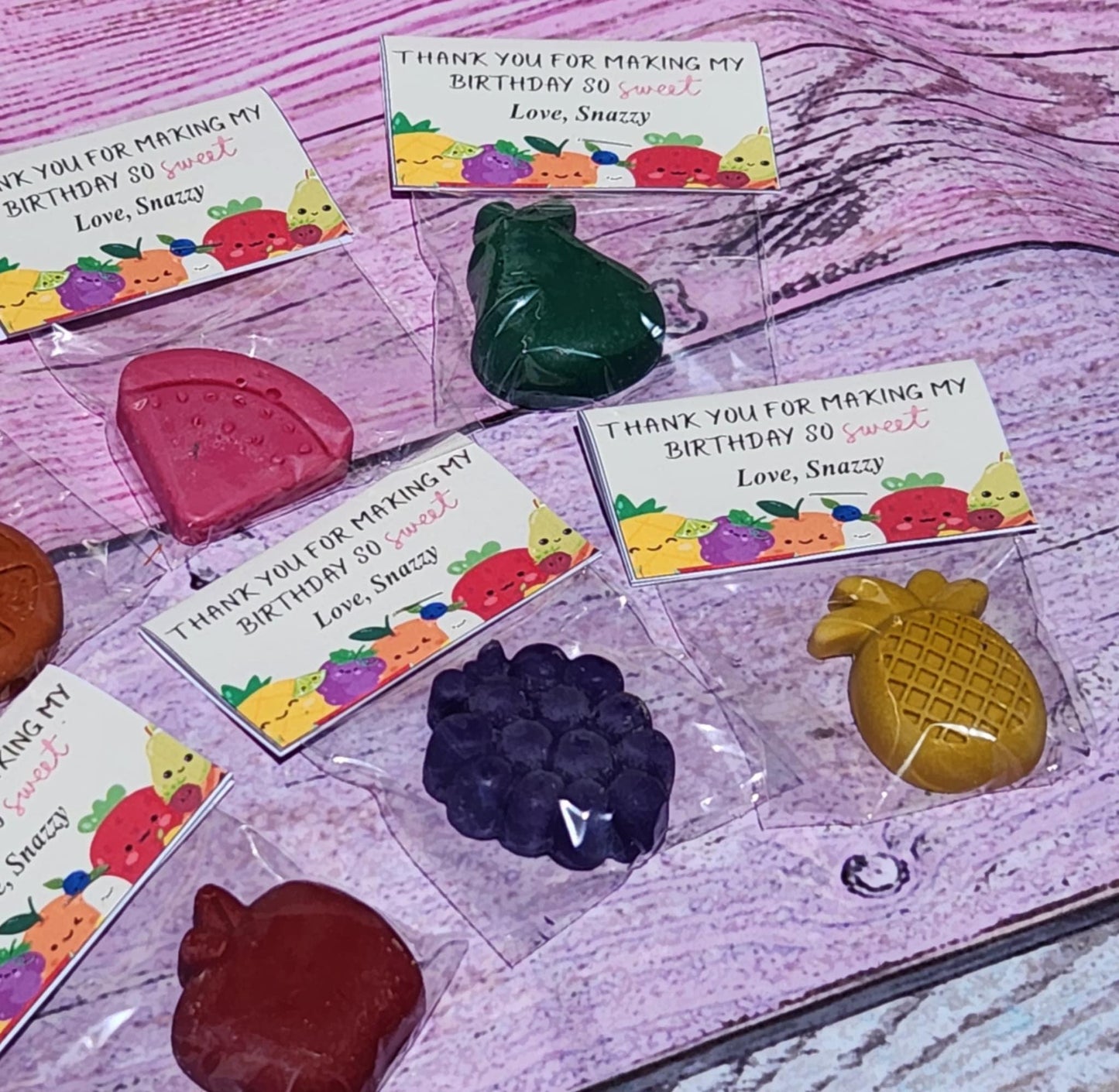 Twotti Fruitti Crayons: Fruit Party Favors for Kids