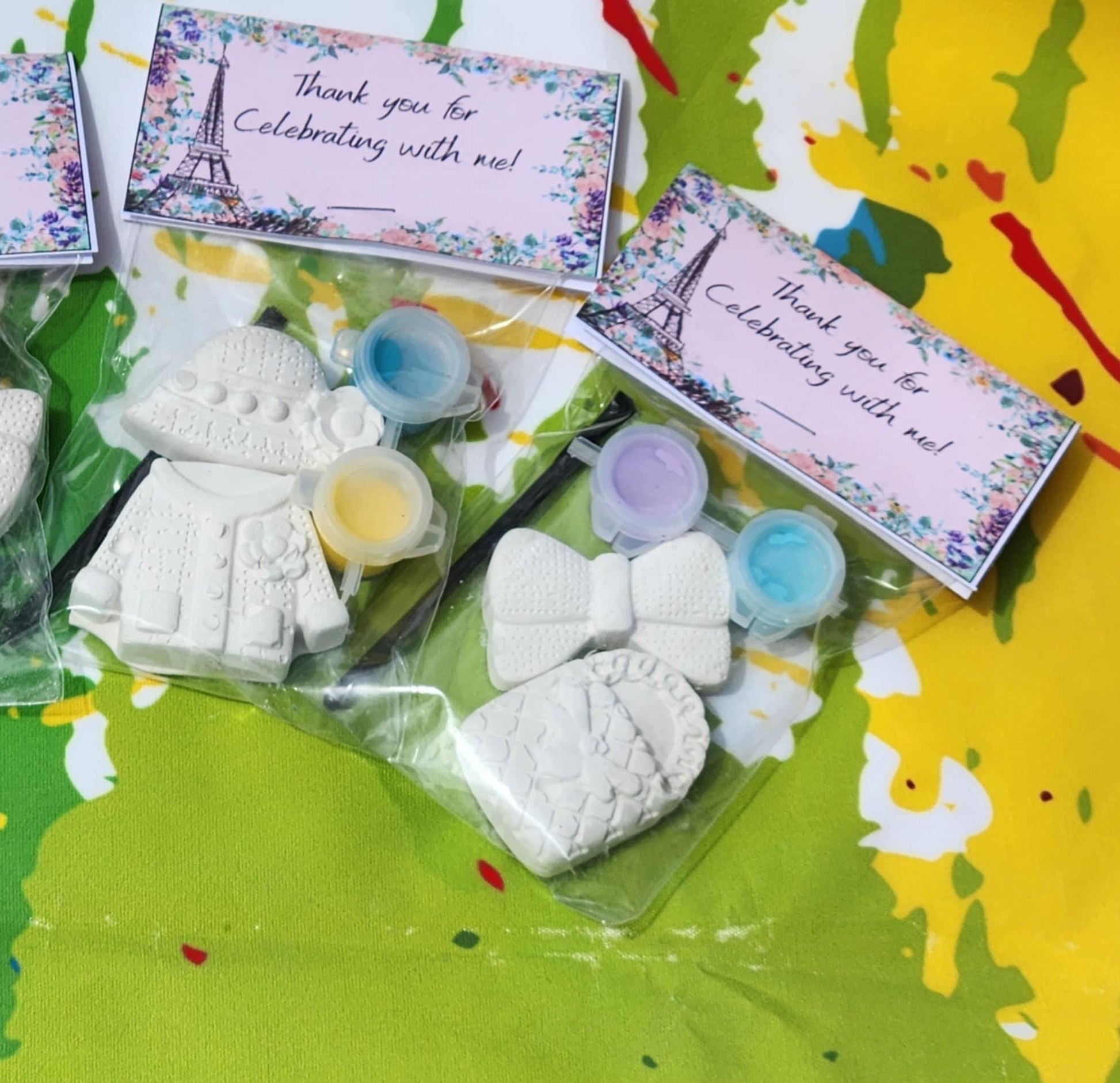 Fashion Plaster Paint Kit: DIY Birthday Party Favors