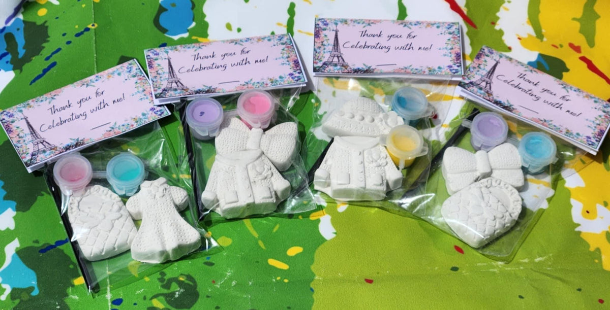 Fashion Plaster Paint Kit: DIY Birthday Party Favors