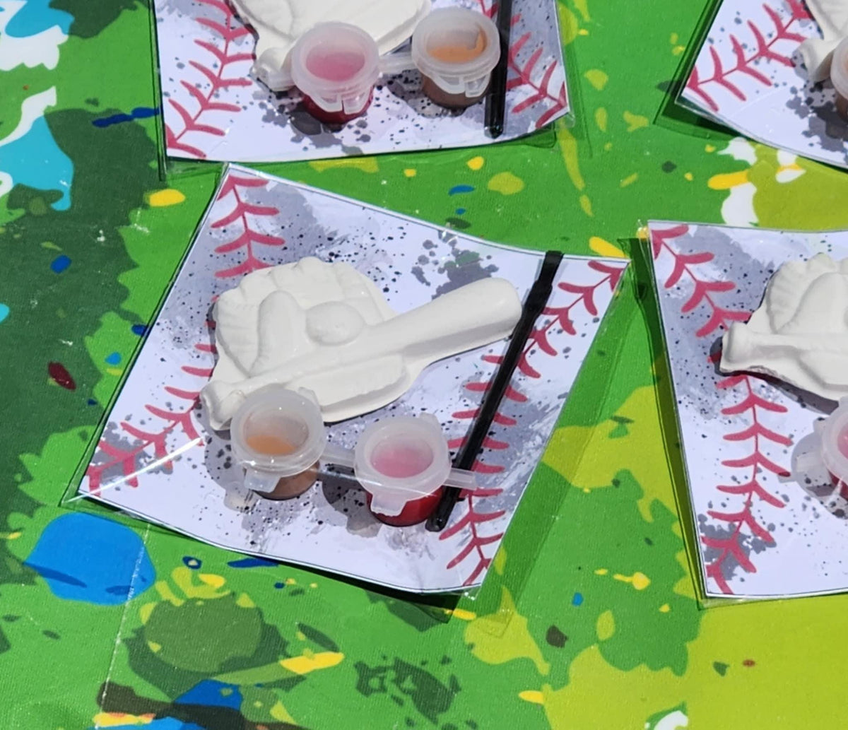 Baseball Paint Kits | Sports Birthday Party Favors | DIY Craft for Kids | Team Celebration Gifts | Paint Your Own Baseball