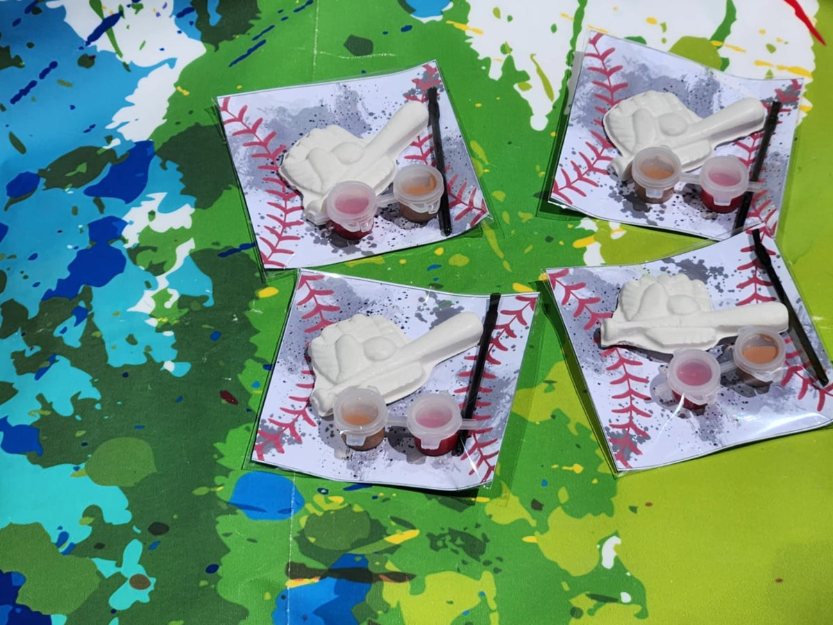 Baseball Paint Kits | Sports Birthday Party Favors | DIY Craft for Kids | Team Celebration Gifts | Paint Your Own Baseball