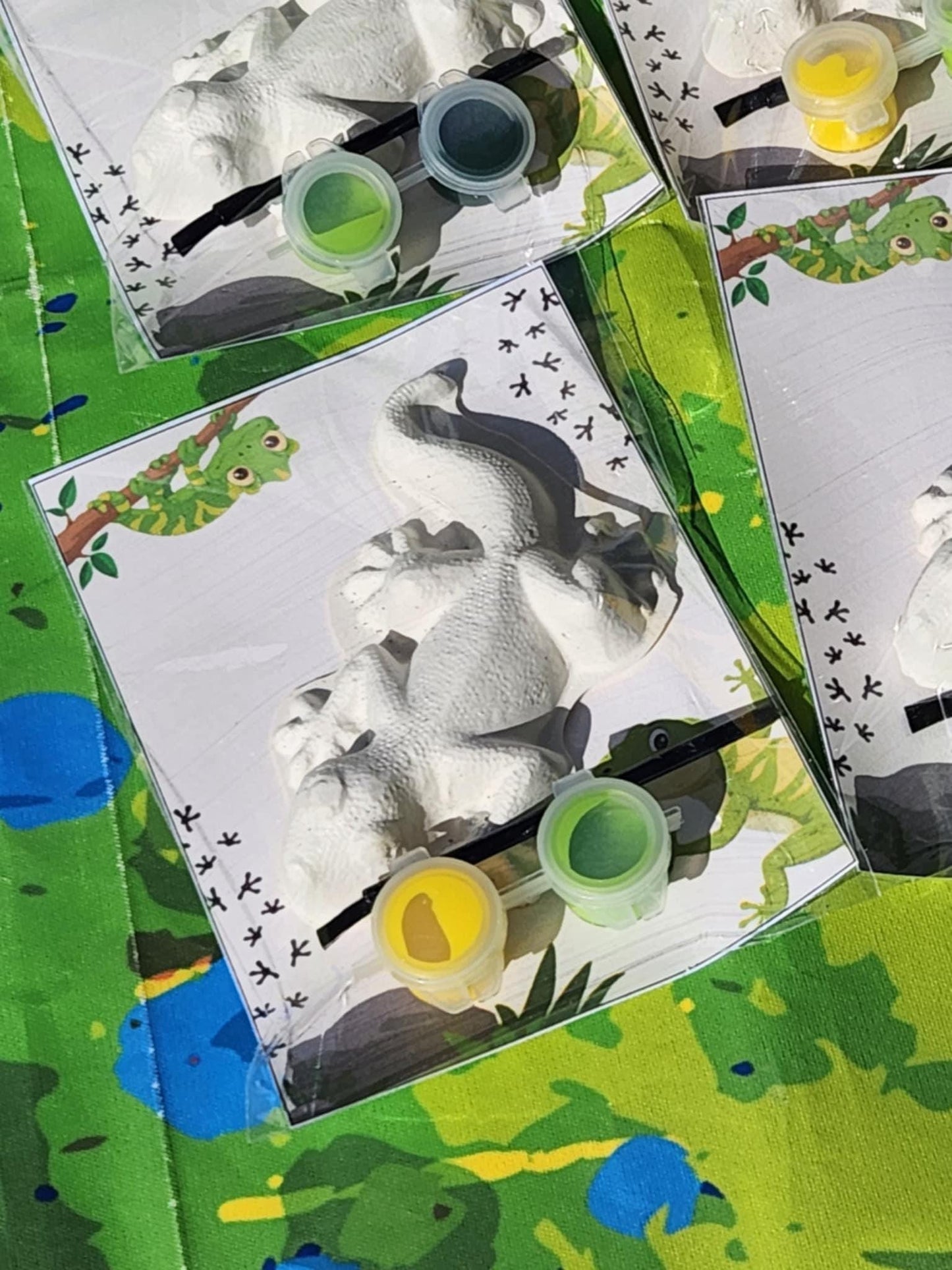 Lizard Paint Kit for Kids | DIY Reptile Craft Activity | Party Favor | Lizard Plaster Painting Kit | Birthday Art Gift | Reptile Party Favor