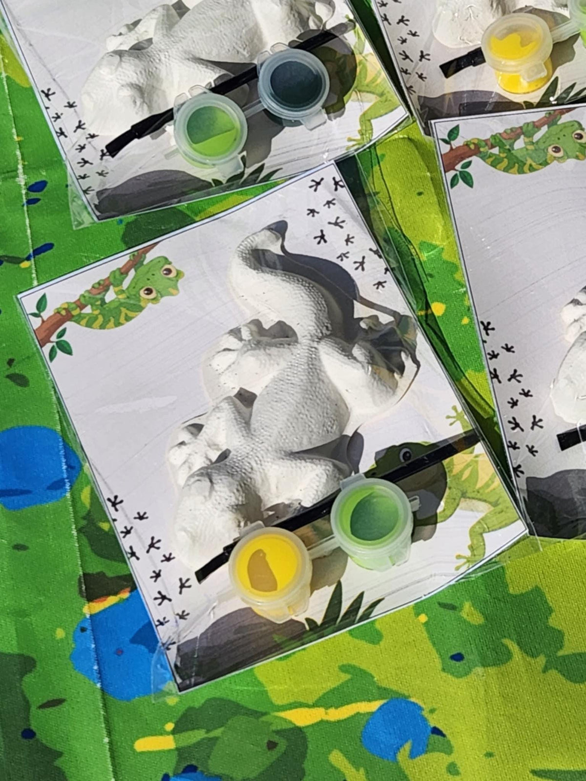Lizard Paint Kit for Kids | DIY Reptile Craft Activity | Party Favor | Lizard Plaster Painting Kit | Birthday Art Gift | Reptile Party Favor
