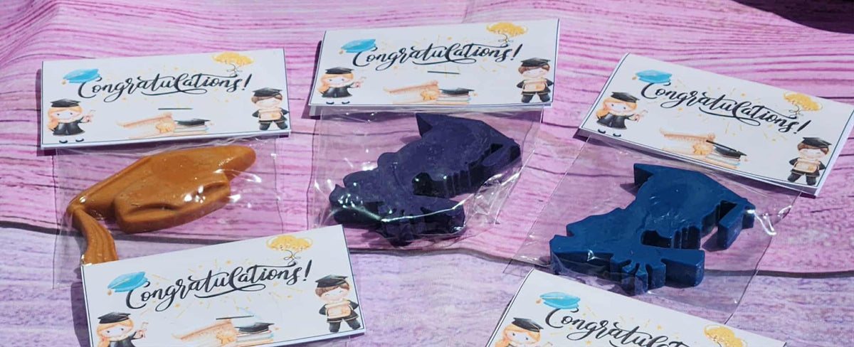 Kids Graduation Party Favors | Pre-K & Kindergarten Gifts | Non-Toxic Crayons | School Graduation Favors