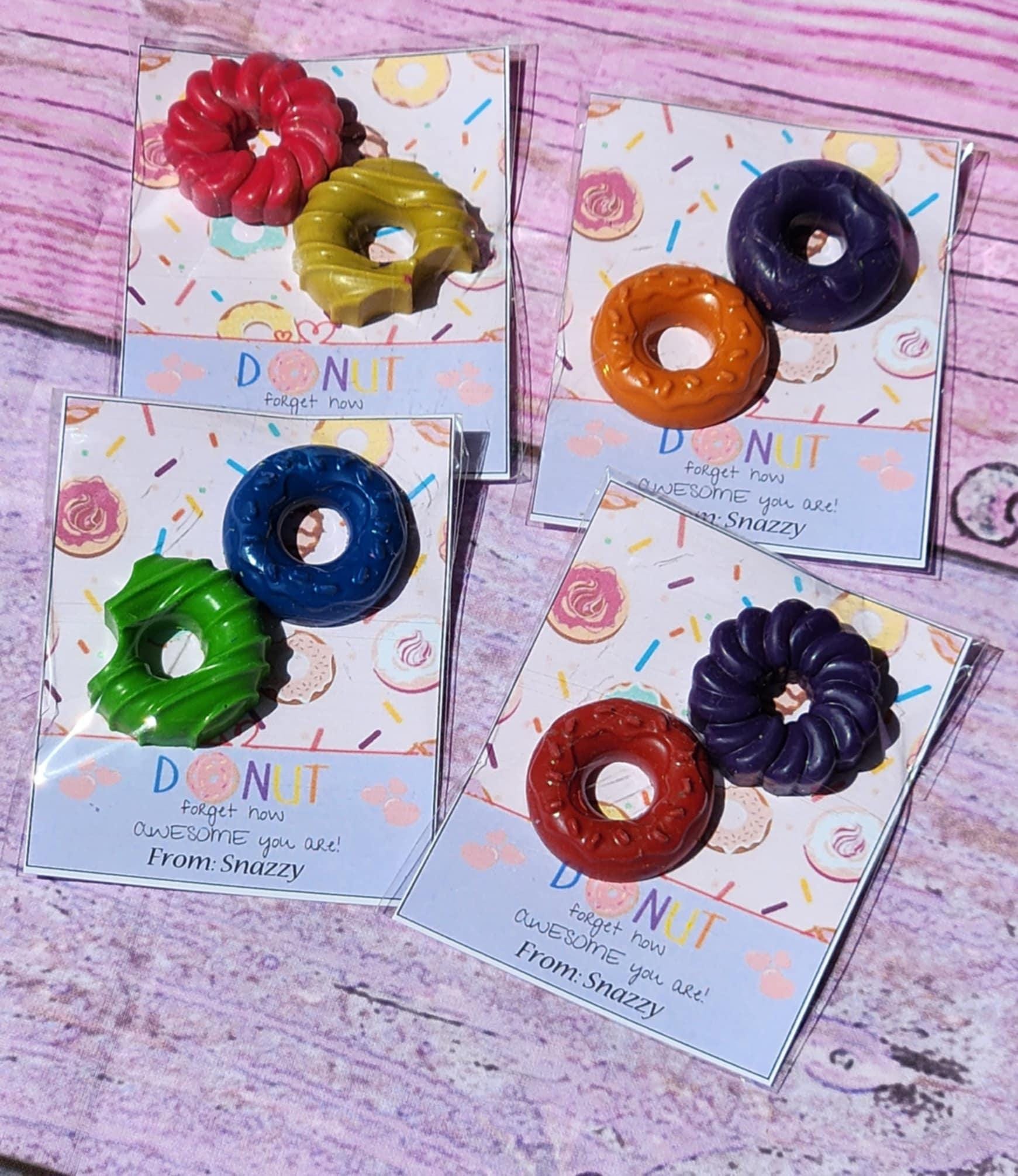 Donut Shop Crayons | Donut Party Favors | Non-Toxic Donut Crayons | Kids Birthday Favors | Classroom Favors | Donut Birthday Party