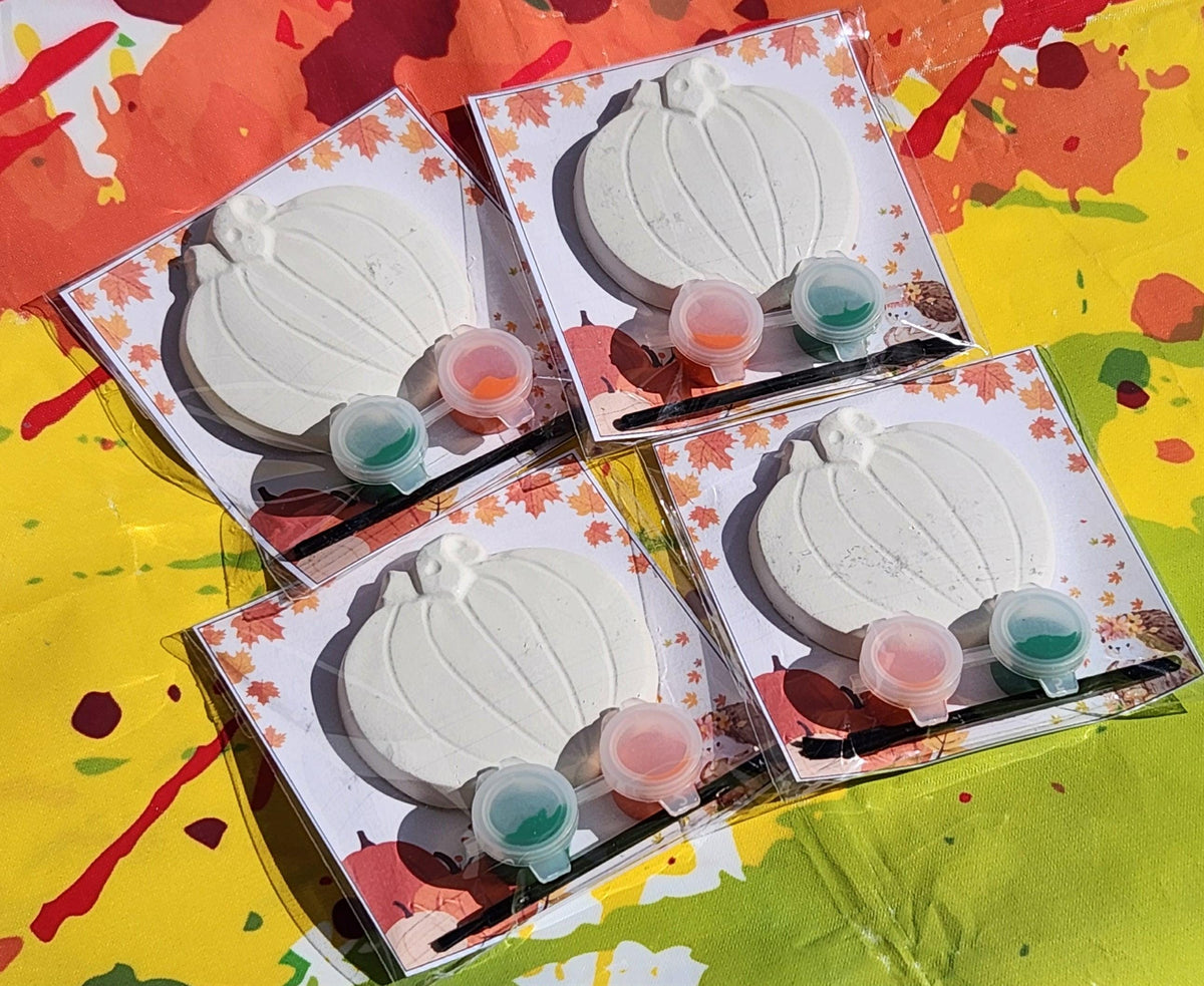 Pumpkin Plaster Painting Craft Kit | Fall Art Activity, Non-Toxic
