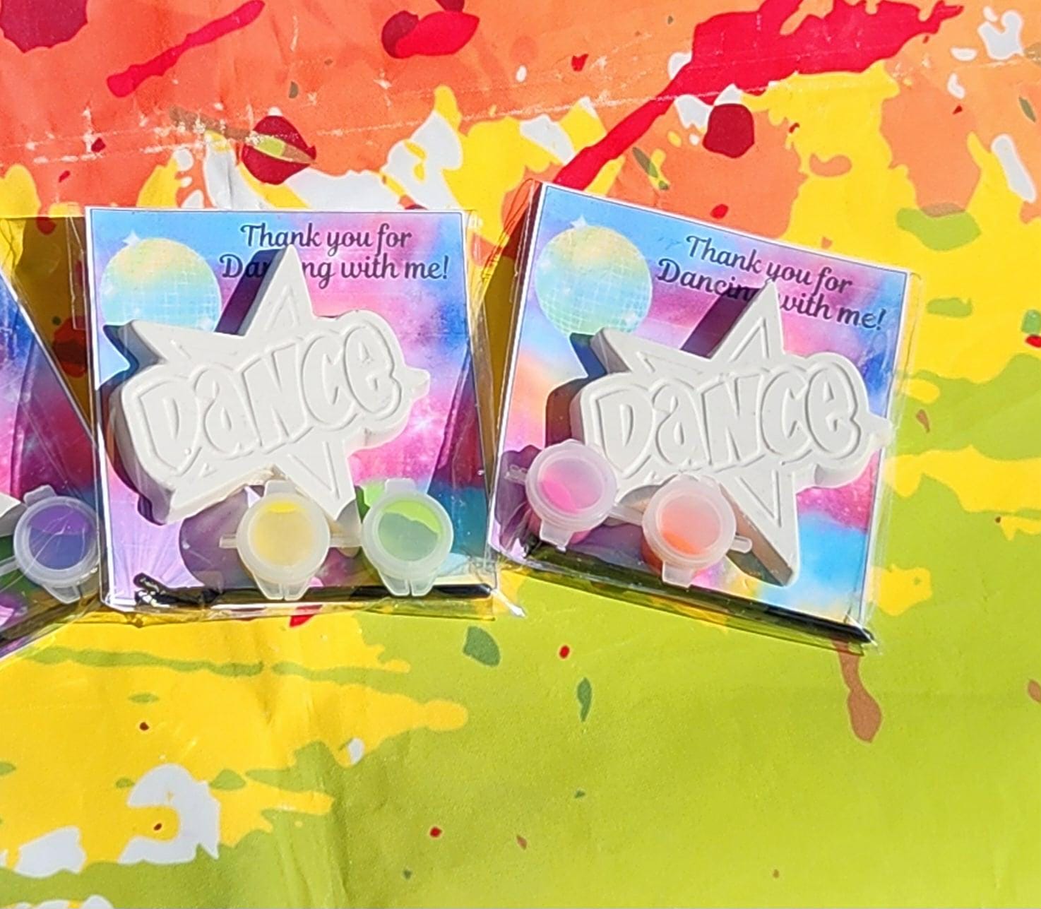 Dance Plaster Painting Craft | Ballet Birthday Party Activity