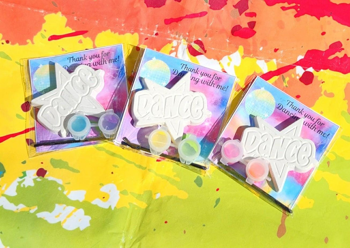 Dance Plaster Painting Craft | Ballet Birthday Party Activity