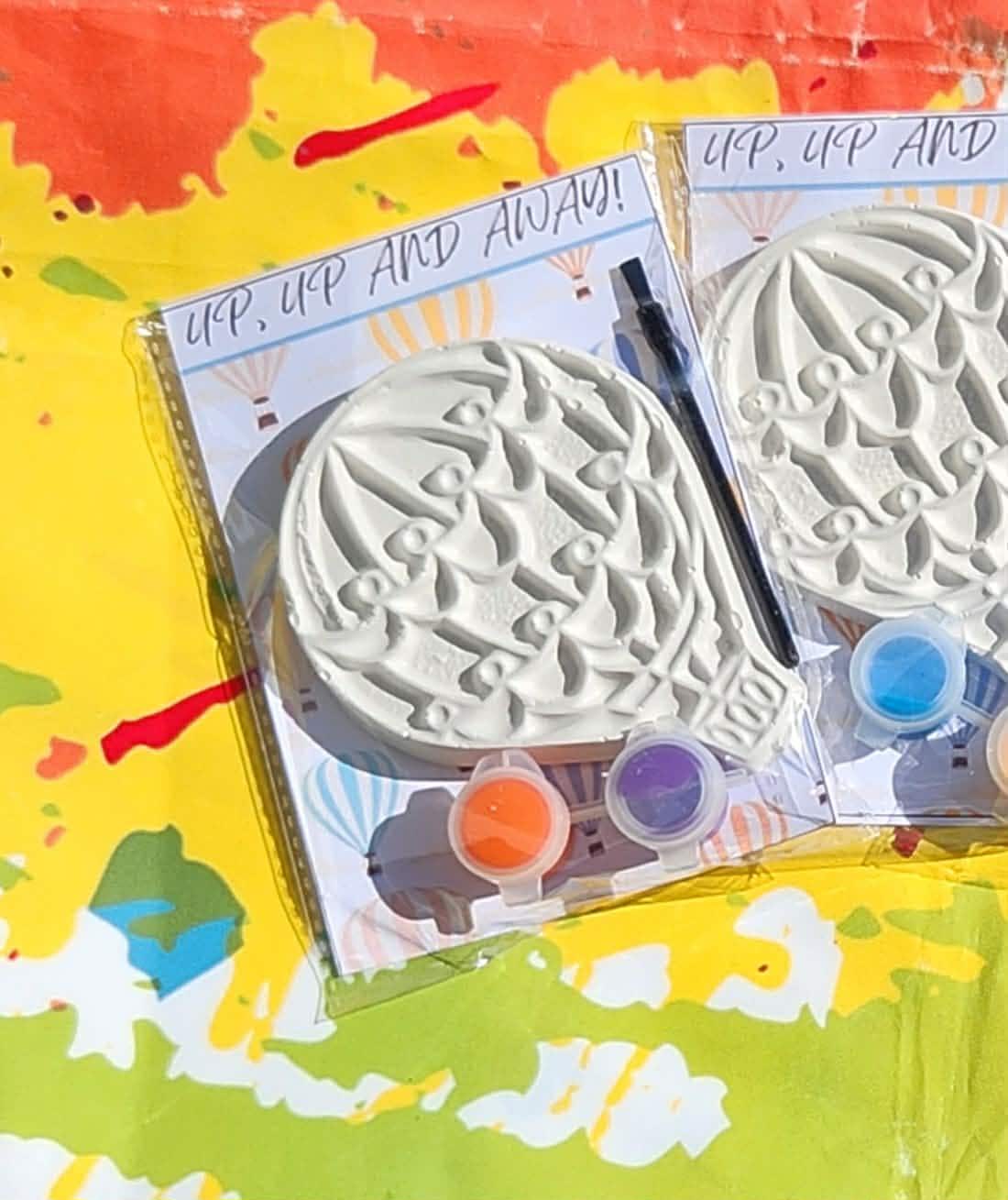 Hot Air Balloon Paint Kits for Kids – DIY Birthday Party Favors, Paint Your Own Plaster Craft, Kids Birthday Activity - Birthday Party Favor