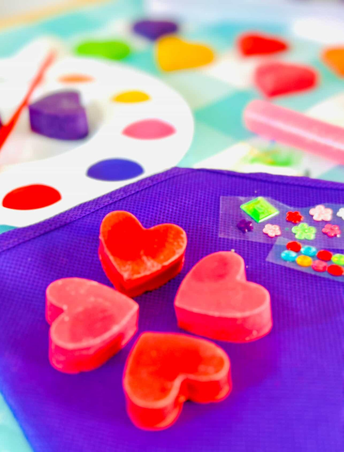 Valentine’s Day Creative Gift Box for Kids – Crayons + Chalk Craft Kit | Holiday Activity Box | Classroom Gift | Party Favors