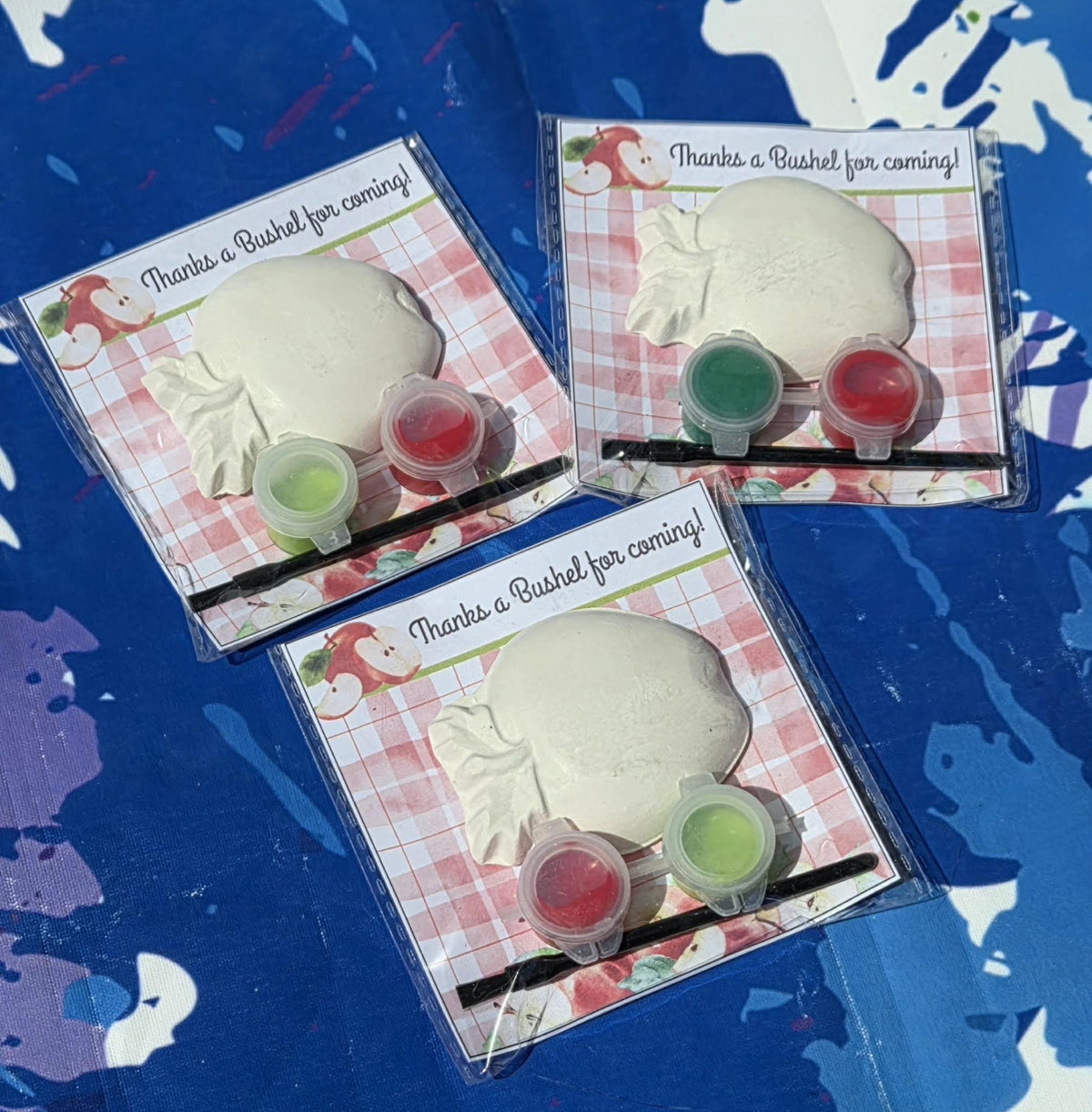 Apple Paint Kits for Kids | Back to School Party Favor | Teacher Appreciation Gift | Classroom Goodie Bag | Apple Art Activity